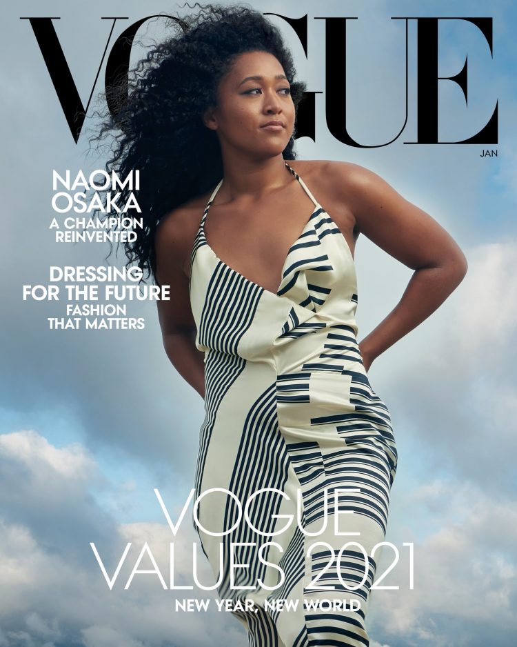 Tennis Star Naomi Osaka Blows On The Cover Of Vogue's ...