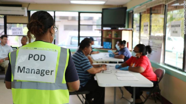 Vaccination Program starts in Palau