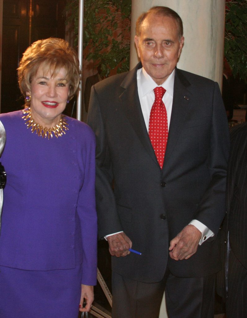 Bob Dole with wife Elizabeth Dole