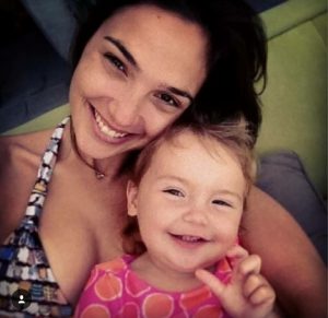 Alma Varsano with her mother Gal Gadot