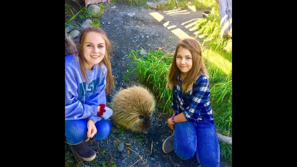 Willow Oakley with her sister