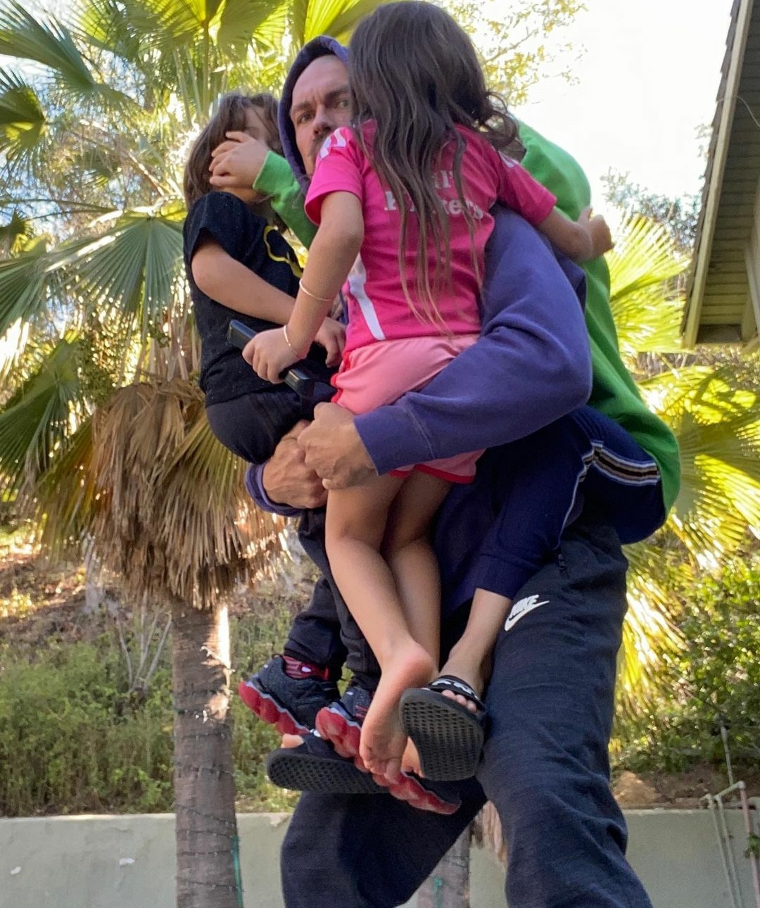 Steve Howey Co-parenting his kids