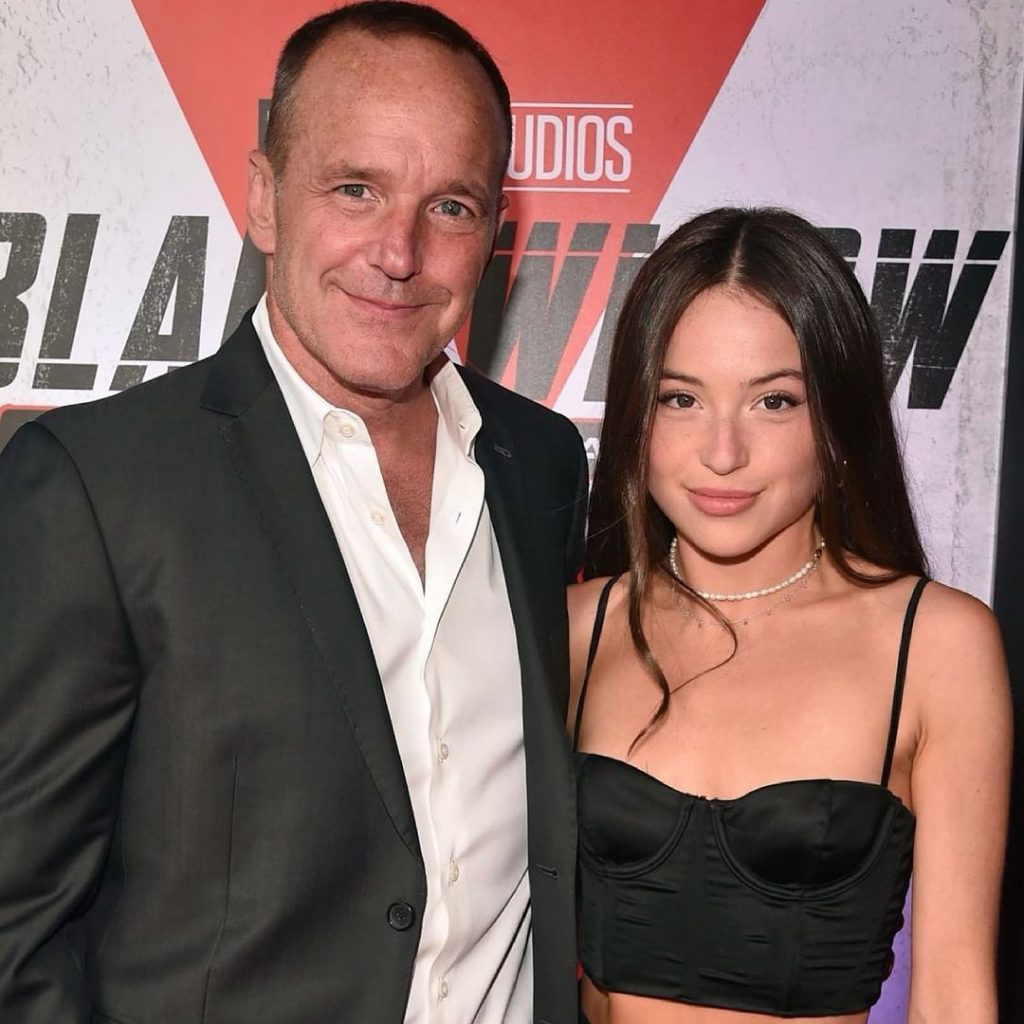 Clark Gregg and Stella Gregg