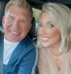 Todd Chrisley with his wife