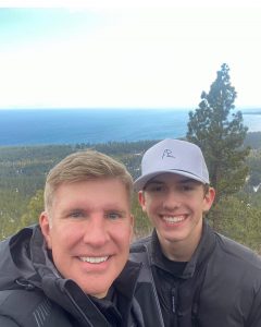 Todd Chrisley with his son