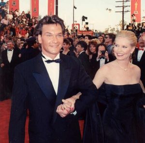 Patrick Swayze with his wife Lisa Niemi