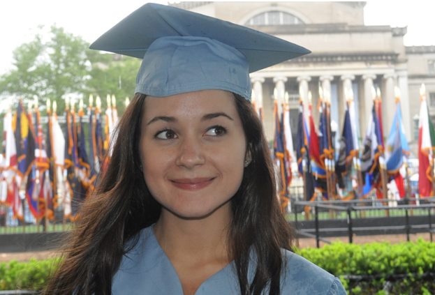 Arabella at her graduation