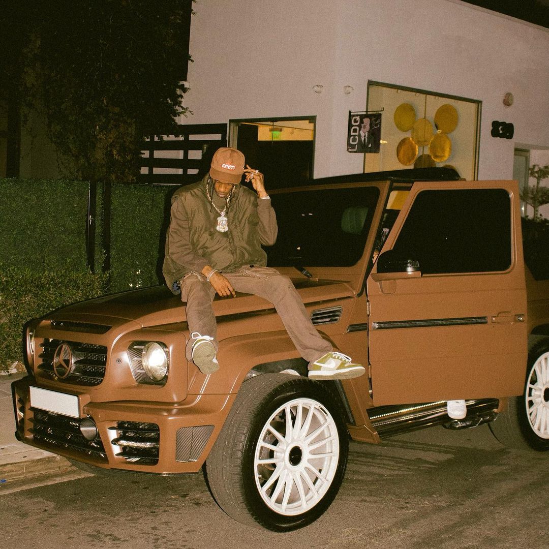 Travis Scott from one of his collection of car