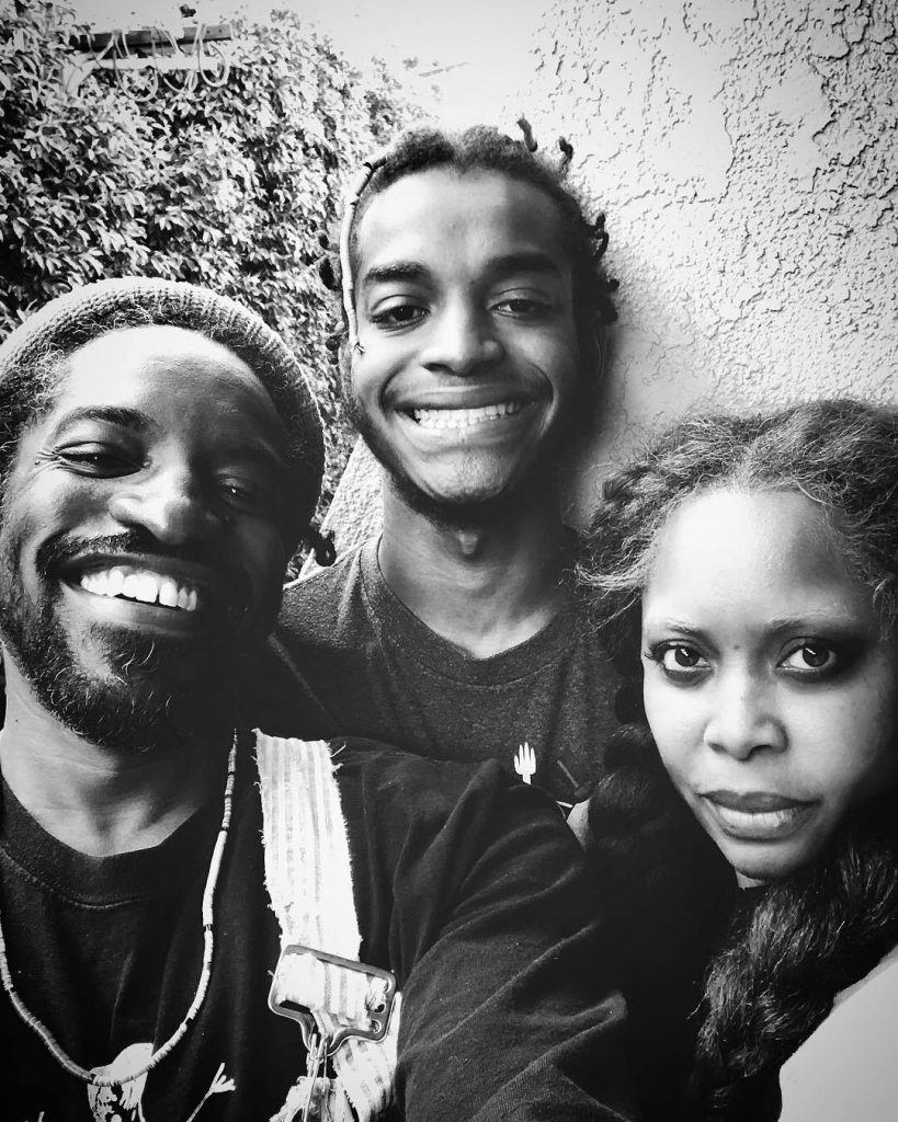 Erykah and Andre 300 with their son Seven