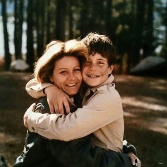 Sean with his mother Patty Duke.