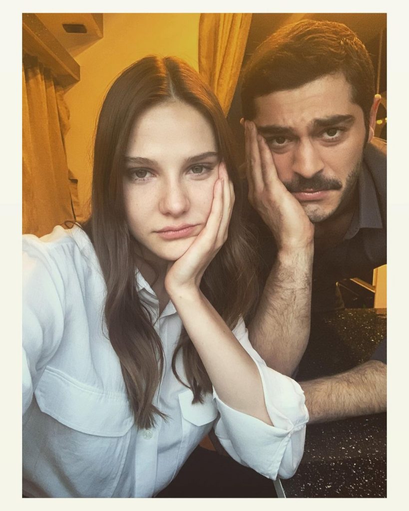 Alina and Burak taking selfie.